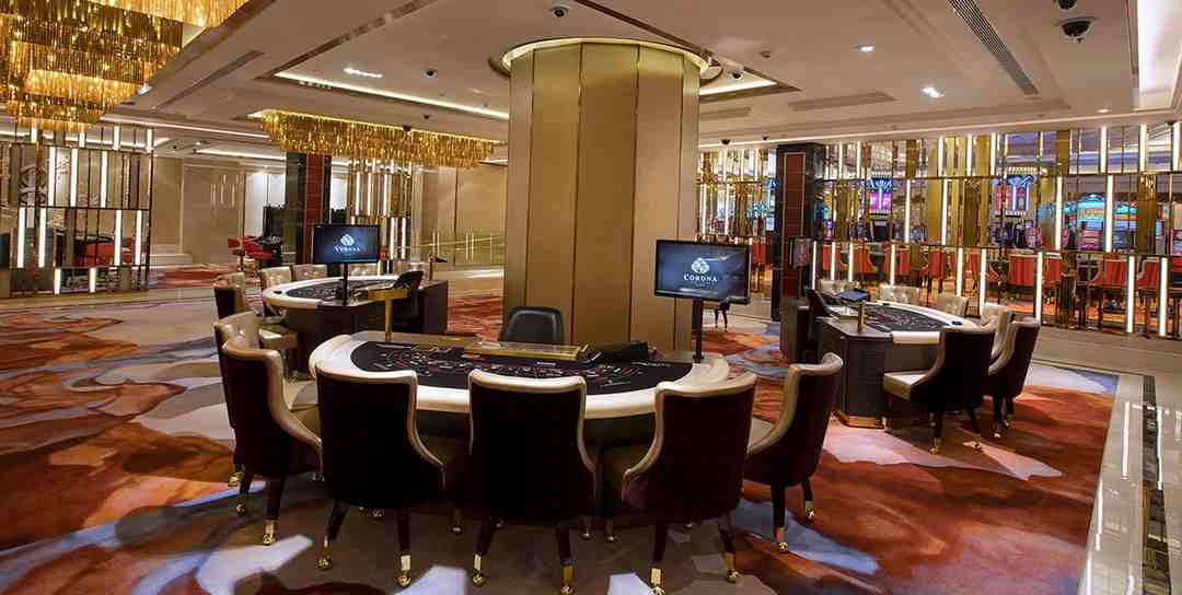 Top Diamond Casino có không gian sảnh chơi sang trọng 